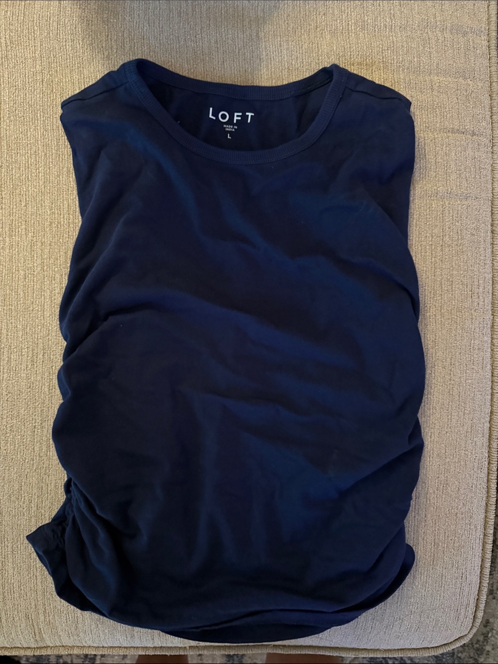 LOFT Navy Tank Sweater Top